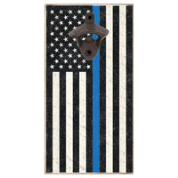 Blue Line Flag Bottle Opener