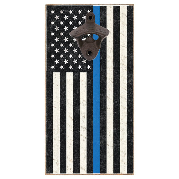 Blue Line Flag Bottle Opener