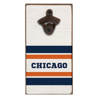 Chicago Stripes Bottle Opener