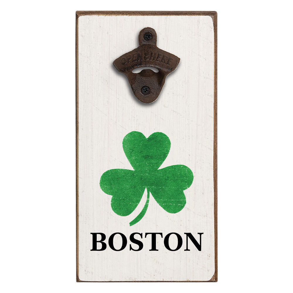 Shamrock Personalized Bottle Opener