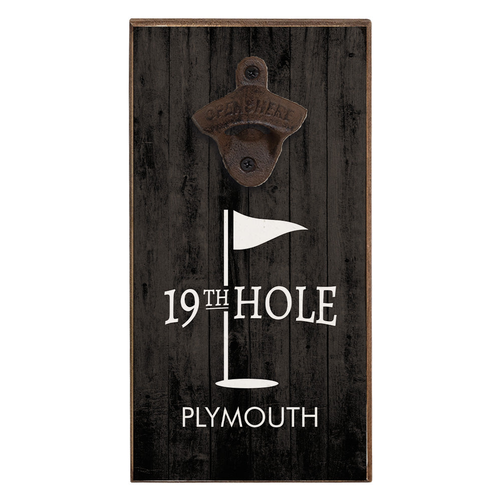 19th Hole Personalized Bottle Opener