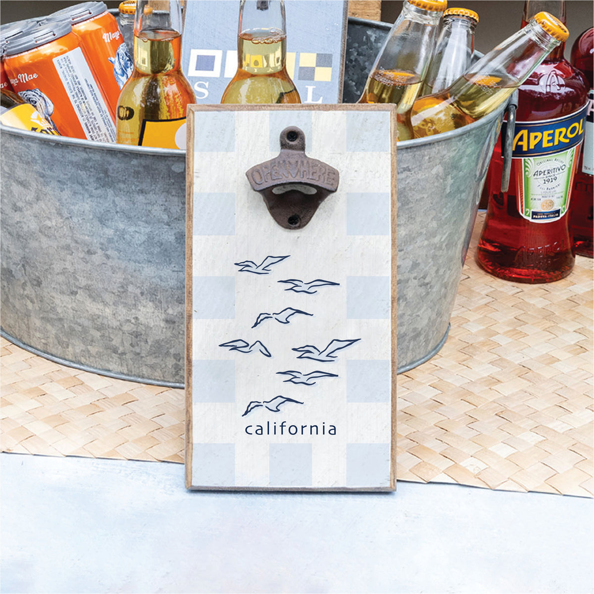 Seagulls Personalized Bottle Opener