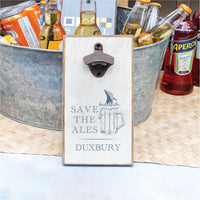 Save The Ales Personalized Bottle Opener