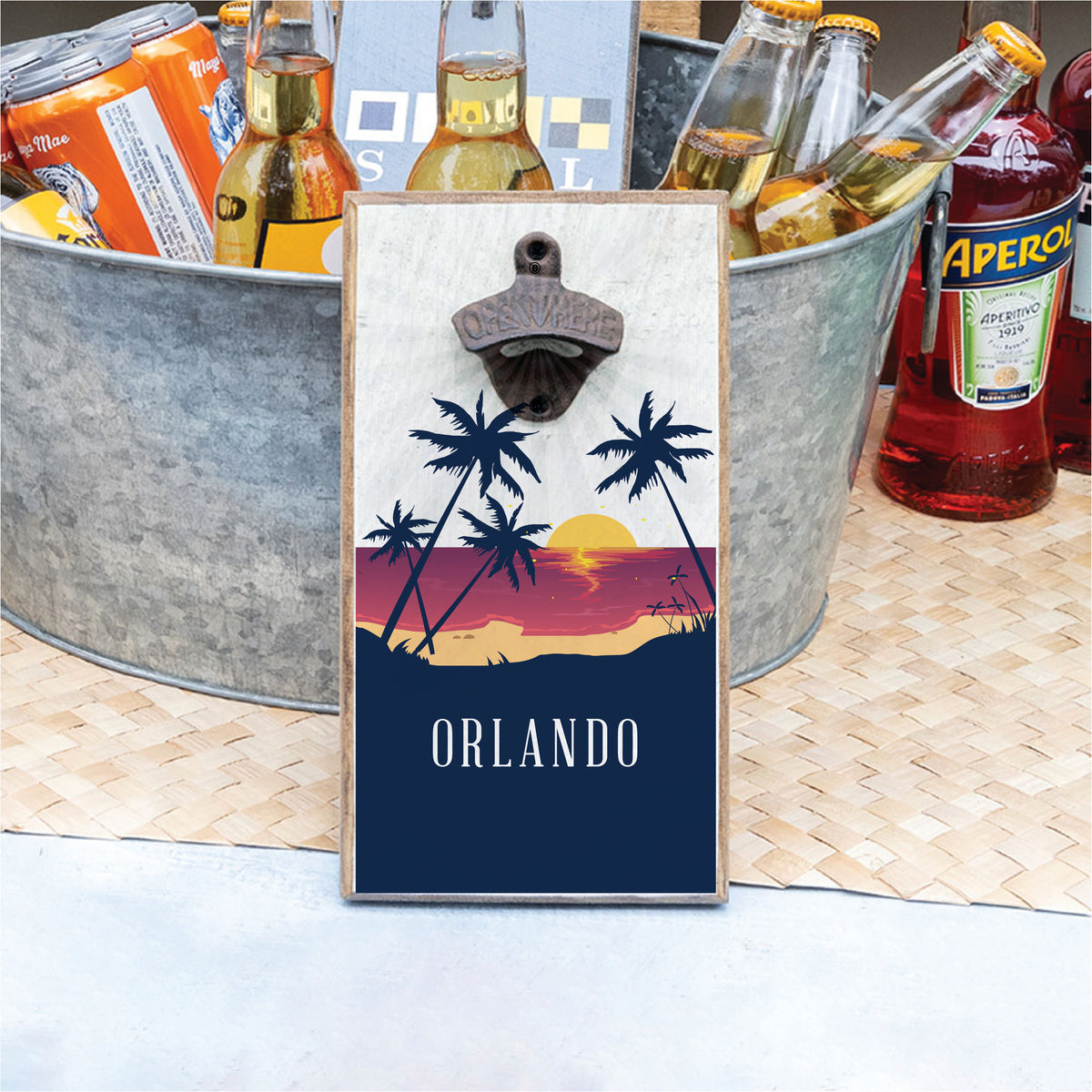Island Sunshine Personalized Bottle Opener