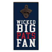 Wicked Big Pats Fan Bottle Opener