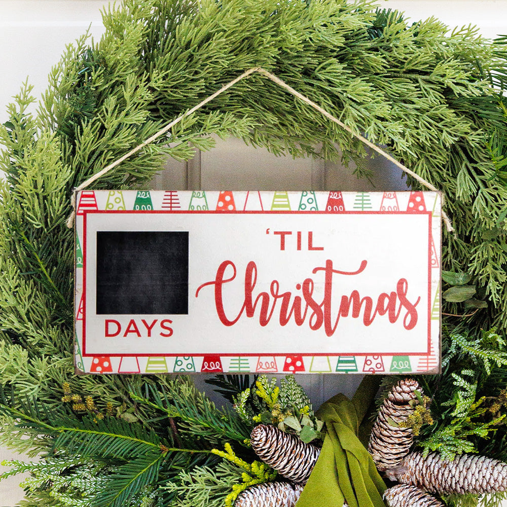 Days 'Till Christmas Twine Sign
