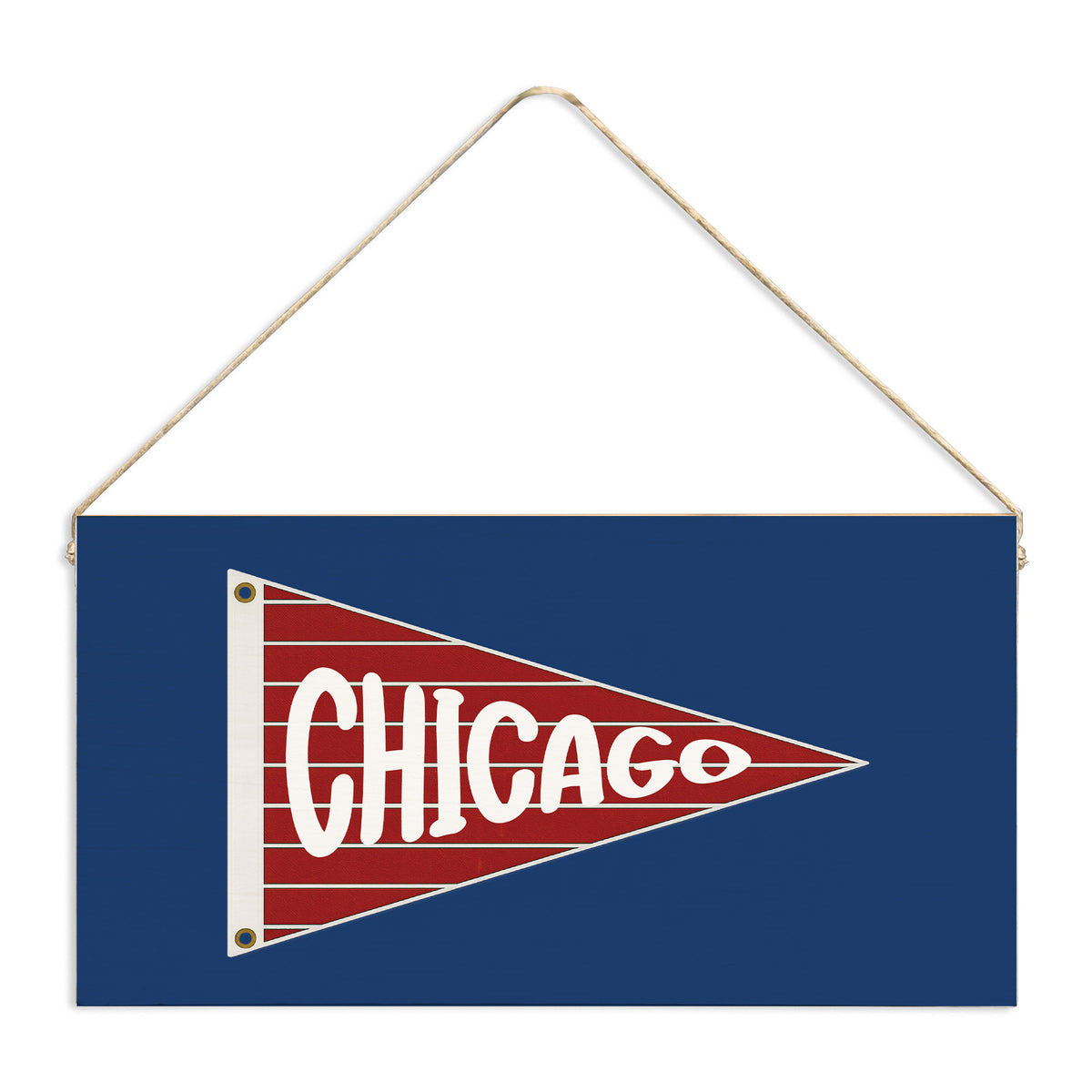 Chi Cubs Banner Twine Sign