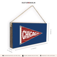 Chi Cubs Banner Twine Sign