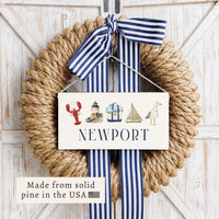 Newport Icons Twine Sign