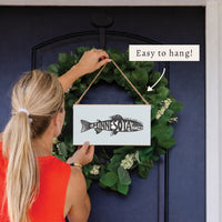 Minnesota Fish Twine Sign