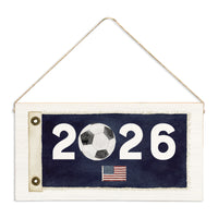 2026 Soccer USA Flag Twine Sign