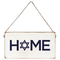 Home Star of David Twine Hanging Sign