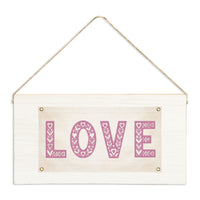 Love Flag Twine Sign