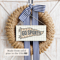 Go Sports Flag Twine Sign
