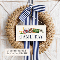 Game Day Football Icons Twine Sign