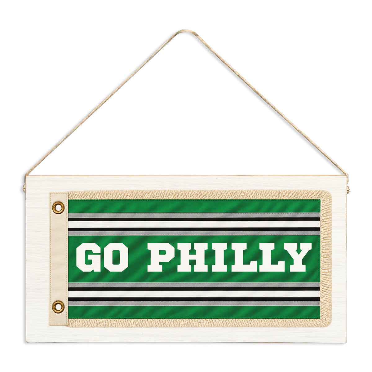 Go Philly Flag Twine Sign