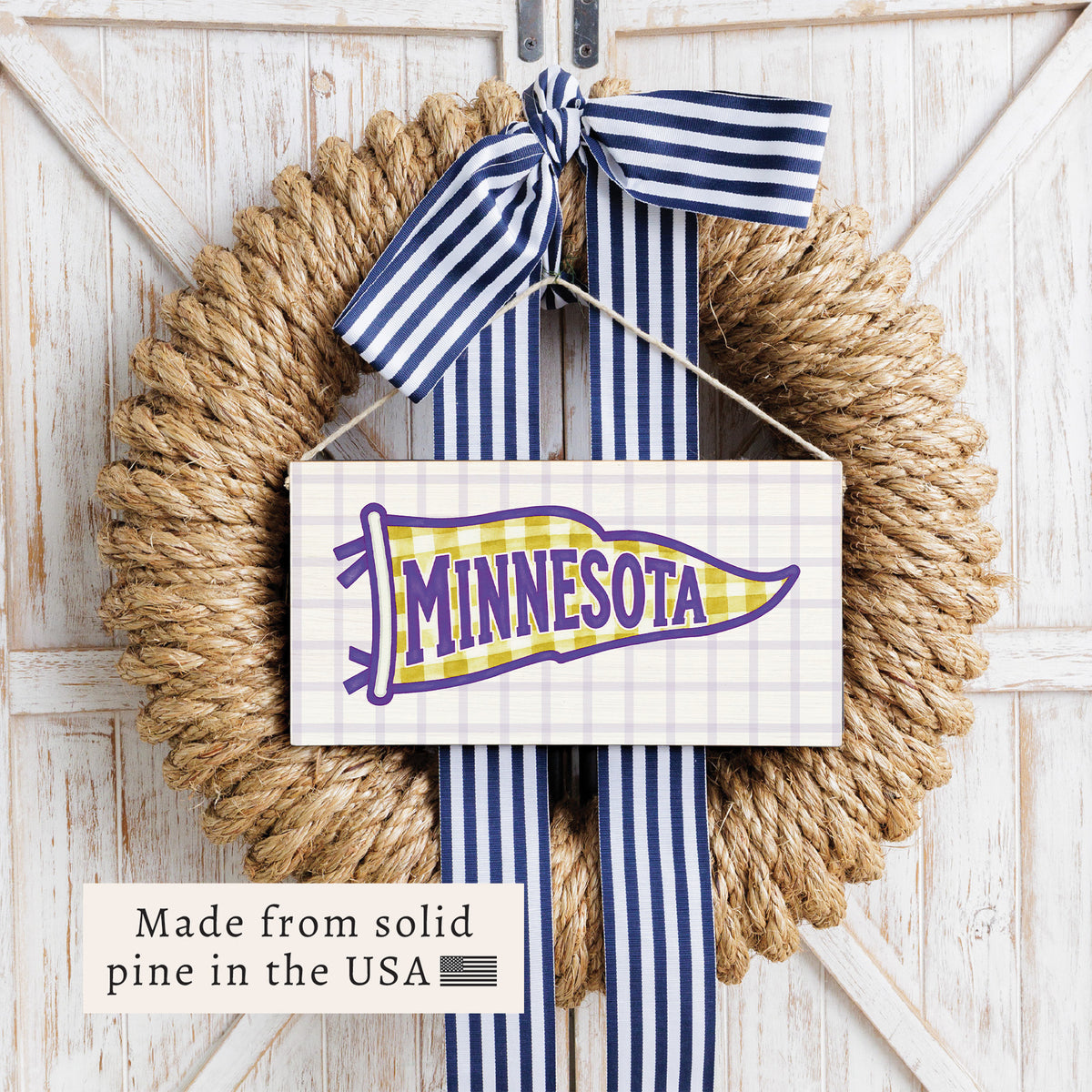Minnesota Banner Twine Sign
