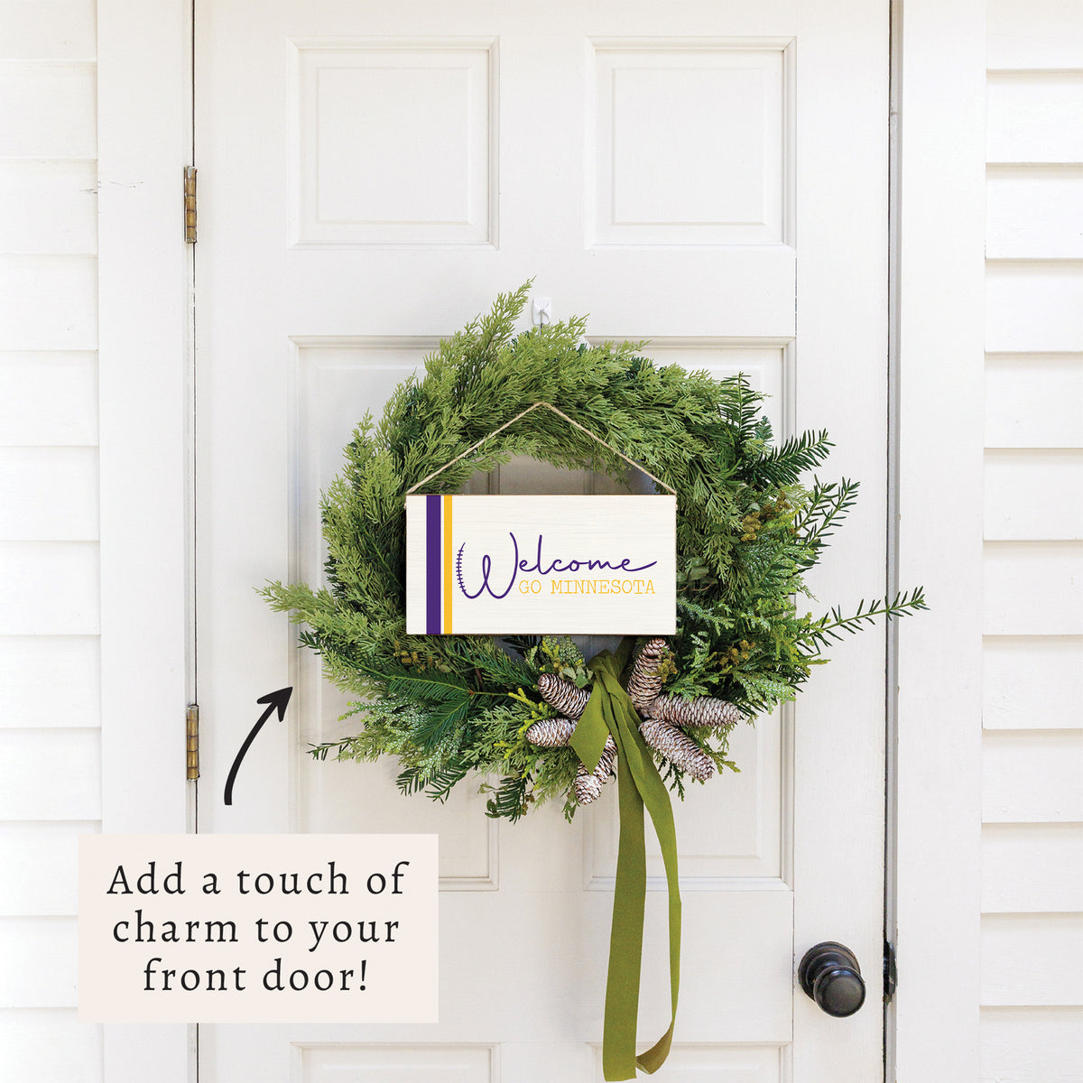 Welcome Go Minnesota Twine Sign