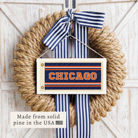 Chicago Flag Twine Sign