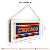 Chicago Flag Twine Sign