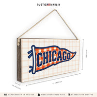 Chicago Banner Twine Sign