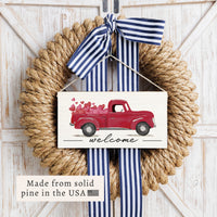 Heart Truck Twine Sign