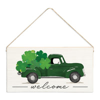 Shamrock Truck Twine Sign