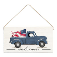 Flag Truck Twine Sign