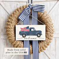 Flag Truck Twine Sign