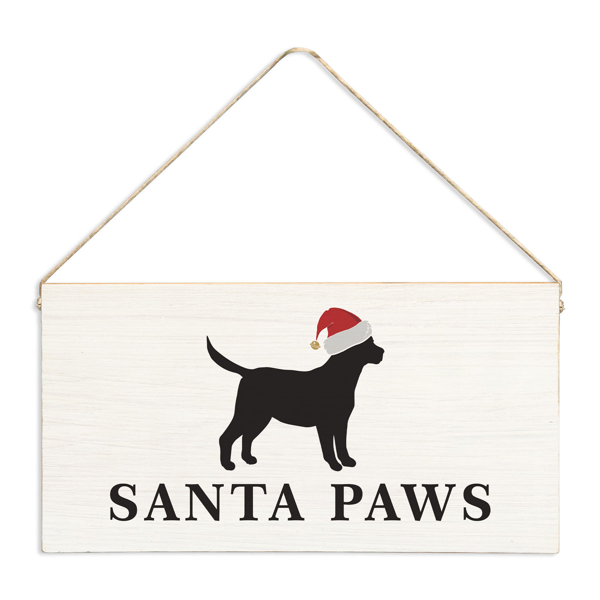 Santa Paws Twine Sign