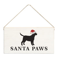 Santa Paws Twine Sign