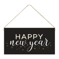 Happy New Year Twine Sign