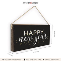 Happy New Year Twine Sign
