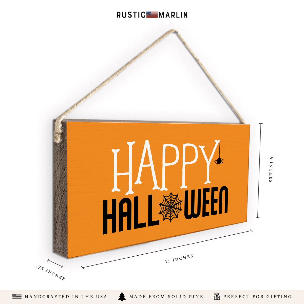 Happy Halloween Twine Sign