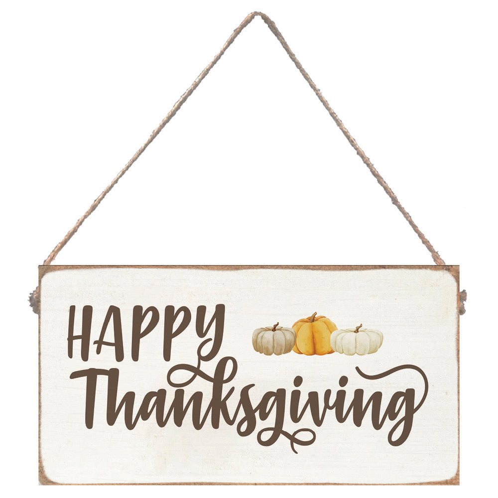 Happy Thanksgiving Twine Sign