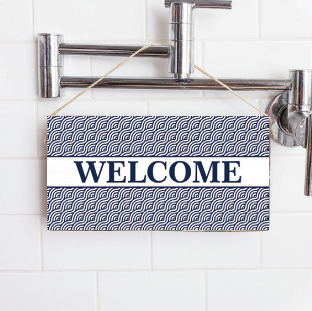 Waves Twine Sign