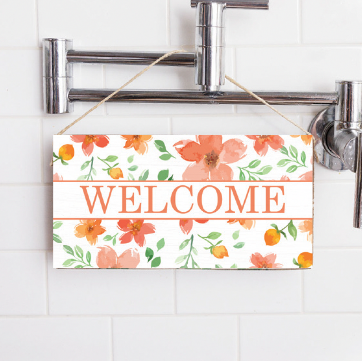 Floral Twine Sign