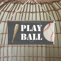 Baseball Twine Sign