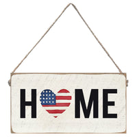 Home Sweet Home Flag Twine Hanging Sign