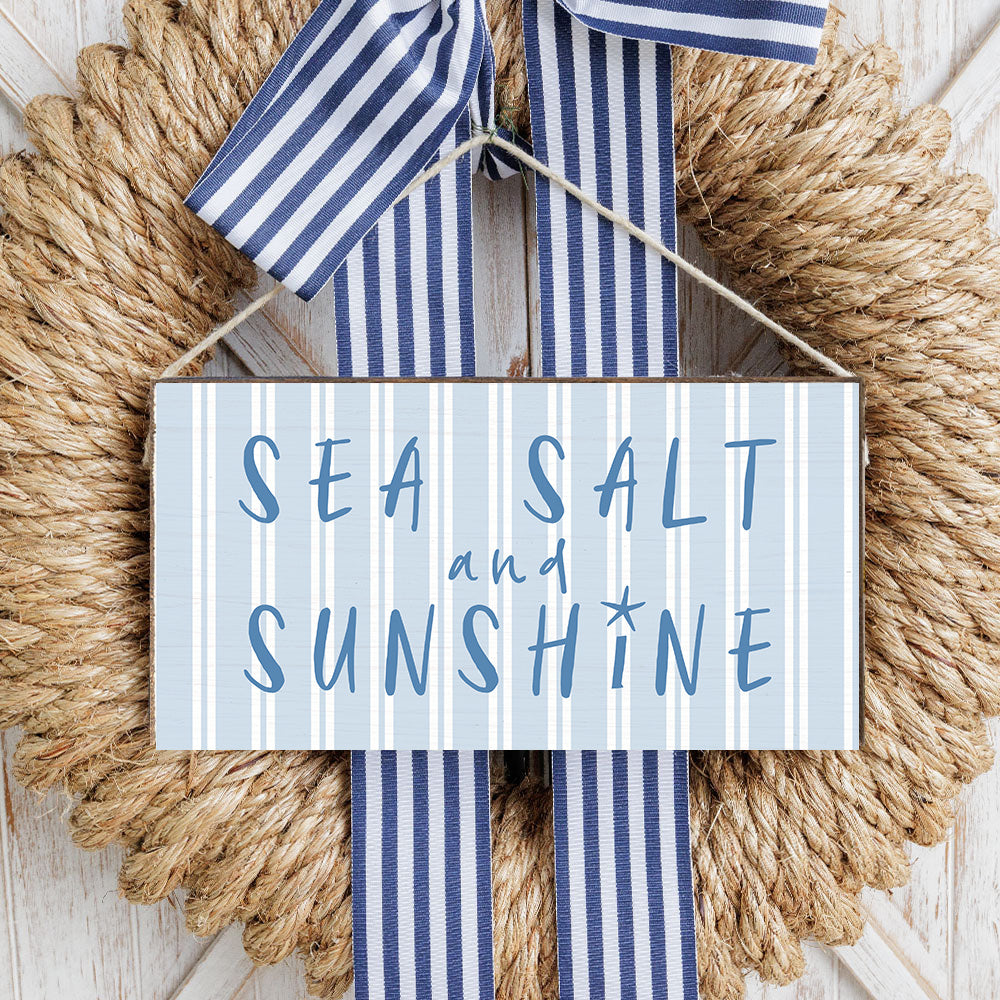 Sea Salt and Sunshine Twine Sign