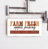 Farm Fresh Apple Picking Twine Sign