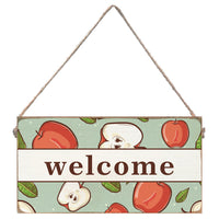Apple Welcome Twine Sign