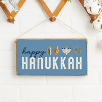 Happy Hanukkah Twine Sign