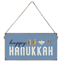 Happy Hanukkah Twine Sign
