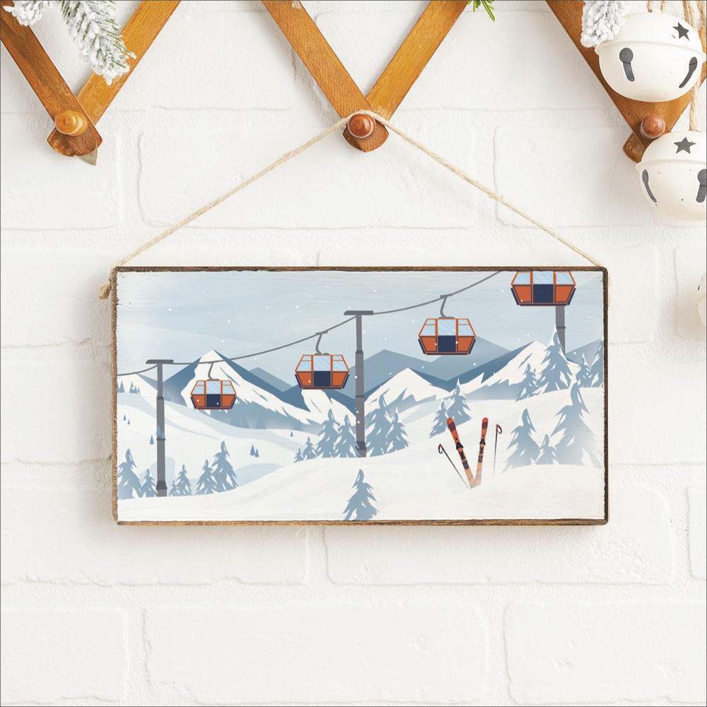Alpine Lift Twine Sign
