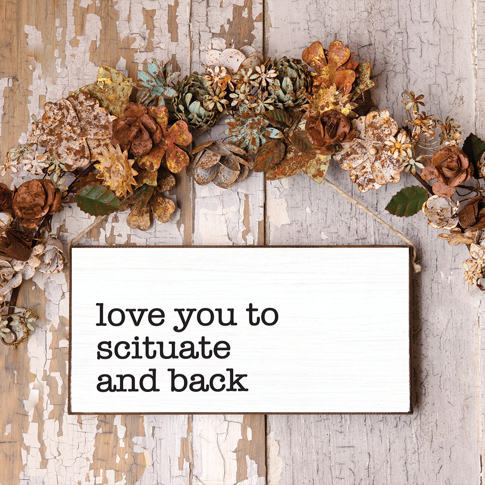 Personalized Love You + Back Twine Sign