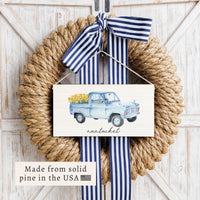 Daffodil Truck Personalized Twine Sign