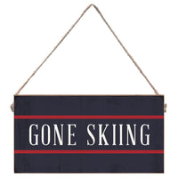 Alpine Navy/Red Personalized Twine Sign