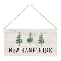 Watercolor Trees Personalized Twine Sign