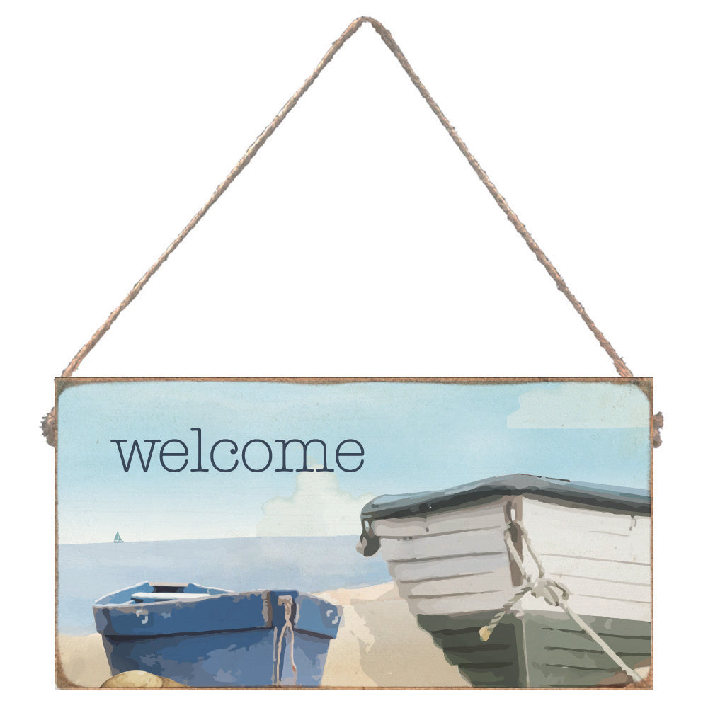 Boats Personalized Twine Sign